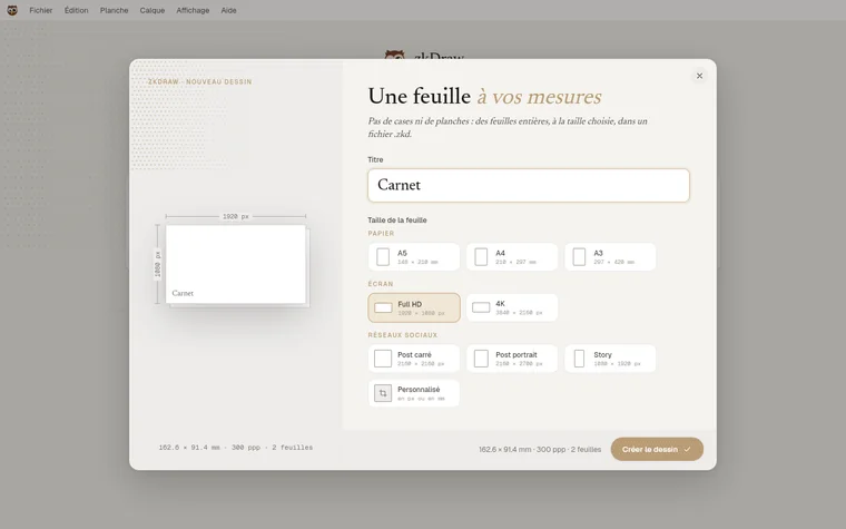 Trame : points de trame et douceur